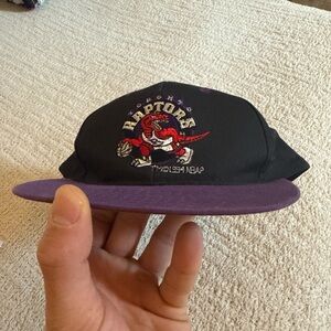 raptors NBA Black and Purple Cap